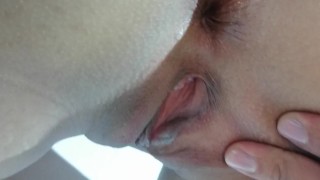 I record a hot video of my girlfriend masturbating and on all fours