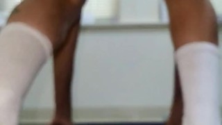 Of The Naked Ballerina's of her fixing of her of a legwork.