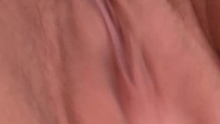 Playing with my wet pussy in the morning