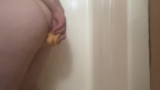 Chubby wet Shower fun 🚿💦🍆🍑 you want play 😊