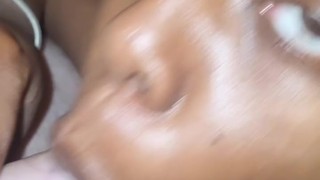 Big tits milf pegging husband