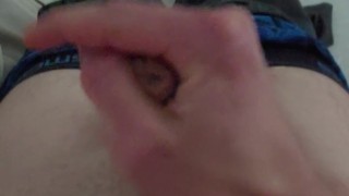 Jacking off and busting a nut