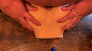 Penetrating my fleshy ass fuck toy