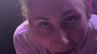 Sloppy Early Morning Blowjob ends with Cum in the Mouth