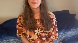 Barely Legal Brunette likes being watched OF: @alijonez_18