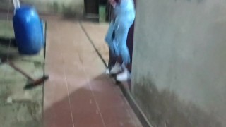 Después de la disco sexo en motel público