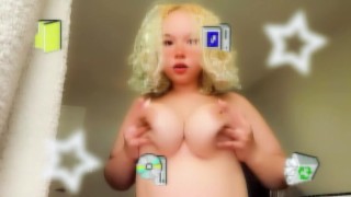 Blonde BBW with Big Tits