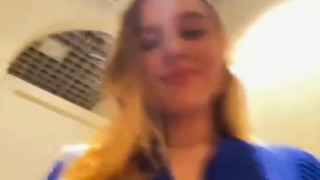 Public extreme stream. Hot fucking in mall