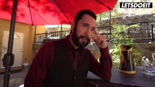 Gorgeous Waitresses Kenzie Taylor & Missy Martinez Teach Their Boss A Lesson - SCAM ANGELS