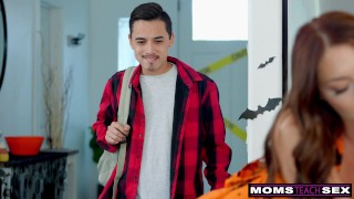 Horny Pumpkin Fucker Stepson Gets Lucky With Whitney Oc's Pussy - S22:E8