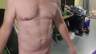 Small Dick Daddy working out