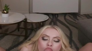 Petite Blondie, Haley Spades, Sucks Your Fat Cock