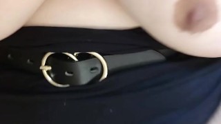 Horny MILF pleasuring herself to orgasm