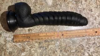 TOY TEST - Funzze Black Fantasy Dildo mature MILF bbw