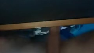 Stretching them lips