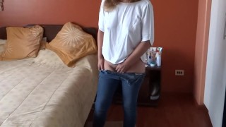 Stepbrother shows me his big cock and asks me to have sex, I start to get excited and accept