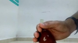 WALKING AND FUCKING MY ASS EVERYWHERE AT HOME