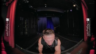 VRB Gay: Hot Muscle Dancer Sucks and Rides A Big Dick | VR Porn