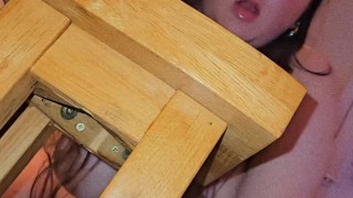 sucking my toy and taking my dildo from behind,check out my OF for full videos including b/g content