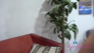 Sweet Blonde Nichole Nichols creams from your touch then takes it doggystyle POV