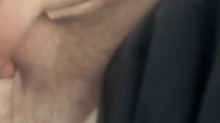 Homeless & Stroking My Rock Hard Cock In The Car