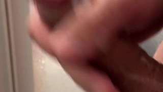 I smeared my dick with my sperm