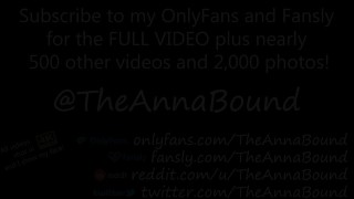 Anna Bound Squirts with Ankles Cuffed to Table [Trailer]