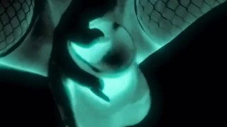 Horny Milf vampire fucks sex doll squirts