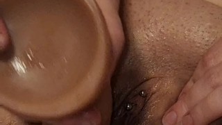 Fucking My Creamy, Juicy Pussy With My New Favorite Dildo