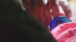 Got caught playing with my toy