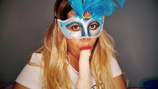 I wish I had a real big throbbing cock in my mouth