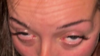 She’s so pretty with my cock in her mouth