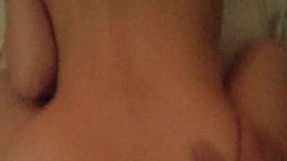 【ハメ撮り】「あぁ❤、やぁだ、、」美尻女子〇生が自分からピストン→ガン突きでイかせる(素人、個人撮影、JD)