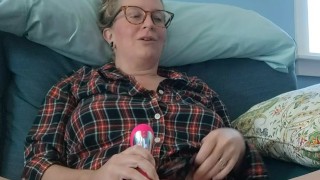 Cumming in panties with surprise ending