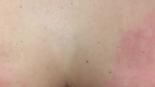 MILF Fucked Next to Mirror and Cums All Over Uncut Cock with Butt Plug In! Onlyfans Snookybaby28