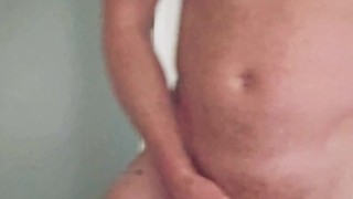 Fit guy blows his load