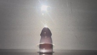 Dry Humping my TV Table Hole