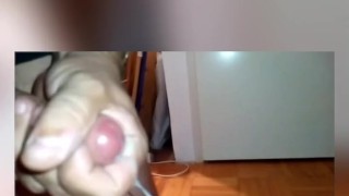 Straight Married Teen fat ass masturbating cum compilation while family is in next room.