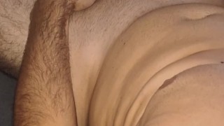 Muscle boy jerk of and cum during watching stepmom porn video