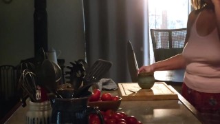 A Sexy Hot Mature MILF tries a dating app a finds the young son of an old friend.