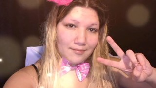 Halloween bunny titty show cosplay cute fetish