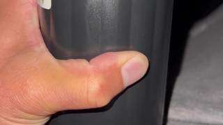 Car play with new toy 💦😍