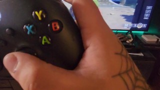 Goth gf reporting for booty while he plays the new call of duty (BO6)