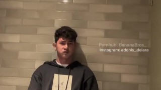 PUBLIC CR MASTURBATION | Jakol sa CR ng Restaurant, dami kong tamod haha