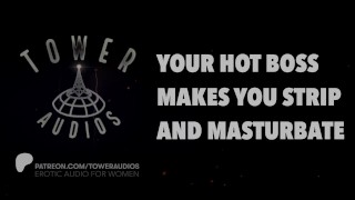 HOT BOSS MAKES YOU MASTURBATE (Erotic audio for women) (Audioporn) (Dirty talk) (M4F) 素人猥琐话 / 素人 汚い話