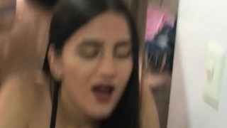 I fuck my girlfriend's pussy on all fours and we make a video