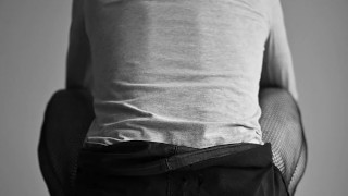 Huge anal dildo in slow motion