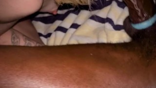 Bbc stretching out pussy and mouth