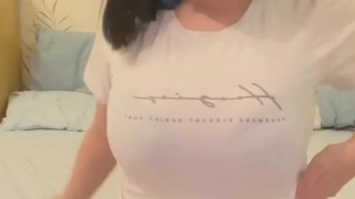 Sexy student in panties horny