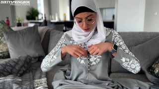 Innocent maid Aaliyah Yasin discovers sex toys